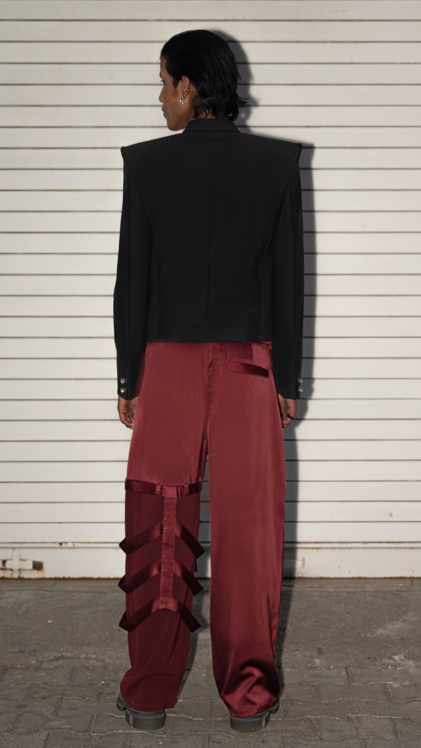 WINE HARNESS TROUSERS